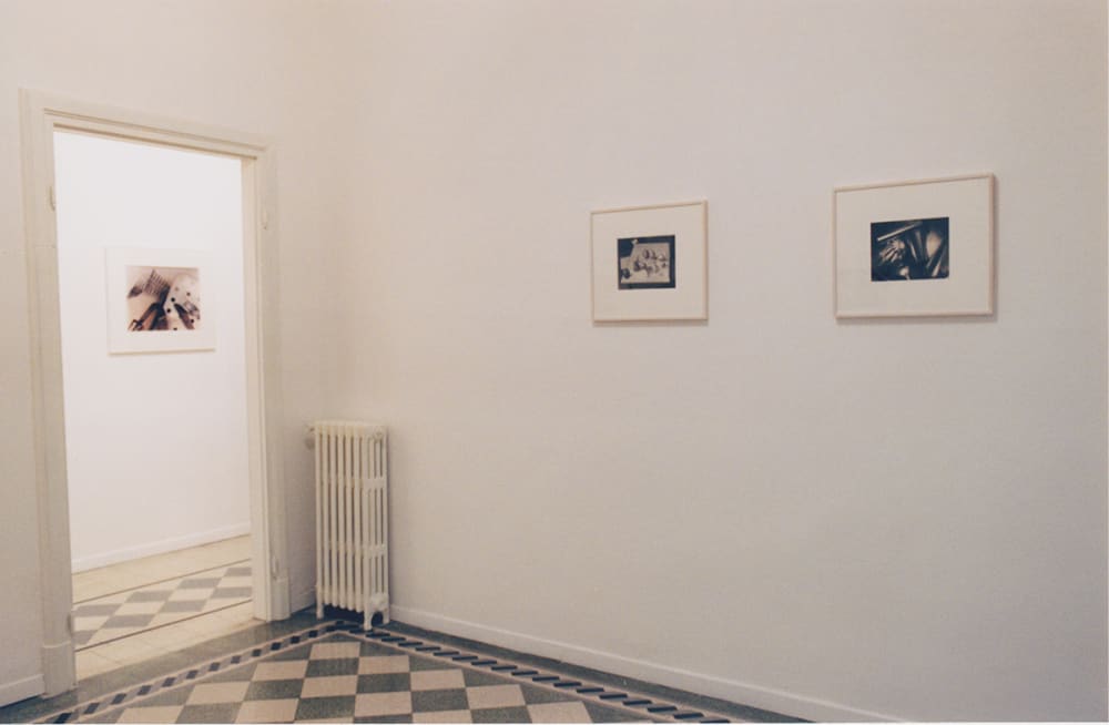 Jan Groover installation view, Galleria Raffaella Cortese, Milan, 1995