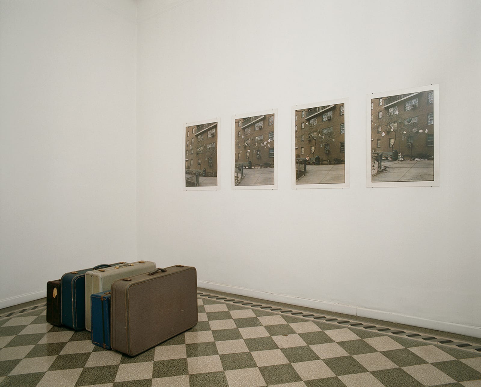 Zoe Leonard installation view at Galleria Raffaella Cortese, Milan, 2001